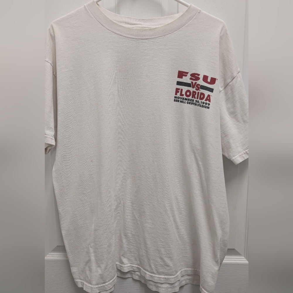 Vintage FSU vs University of Florida 1999 game day T-shirt, size XL